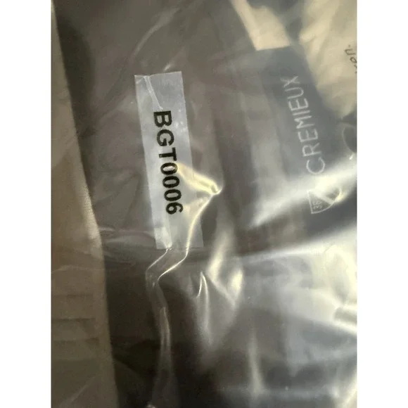 Cremieux Mens XL Quilted Jacket Cream Brown Elbow Patch Full Zip Excellent - Picture 9 of 9